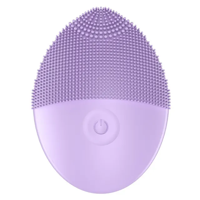 Electric Facial Cleanser Silicone Facial Cleanser Purple - Shop at LoveMi