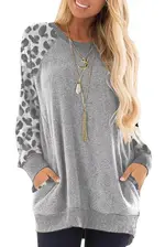 Leopard Print Light Gray