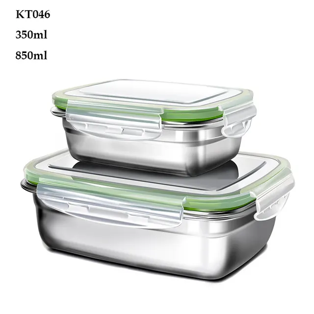 G.a HOMEFAVOR Custom Lunch Box For Kids Food Container Bento Box 304 Top Grade Stainless Steel Storage Thermal Metal Box Stock Kt046 - Shop at LoveMi