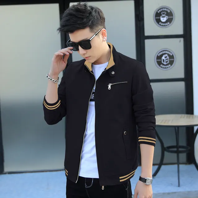 Korean Style Denim Jacket Jacket On Clothes Black - Shop at LoveMi
