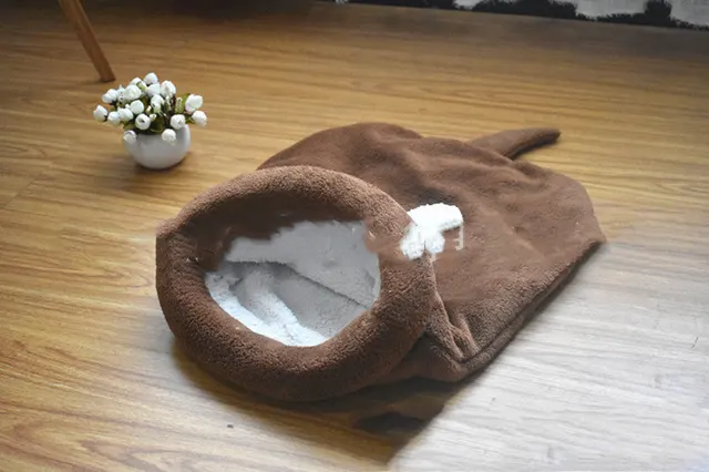 Ins Foreign Trade Explosion Models Dog Kennel Cat Teddy Small And Medium Sized Dog Cat Mat Four Seasons Universal Semi Enclosed Pet Sleeping Bag ... Khaki - Shop at LoveMi