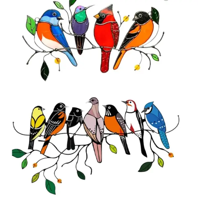 Cross border Independent Station Home Decoration Pendant Bird Pendant Factory Custom Bird Series Pendant 1Set - Shop at LoveMi