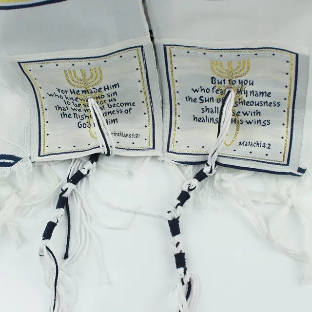 Prayer Scarf Religious Ethnic Worship Shawl 110x160CM Navy Blue - Shop at LoveMi
