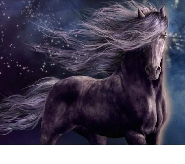 Diy Diamond Painting Embroidery Cross Stitch Horse Round - Shop at LoveMi