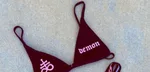 European And American Dark Sexy Cute Bikini Split Swimsuit Women - Pink