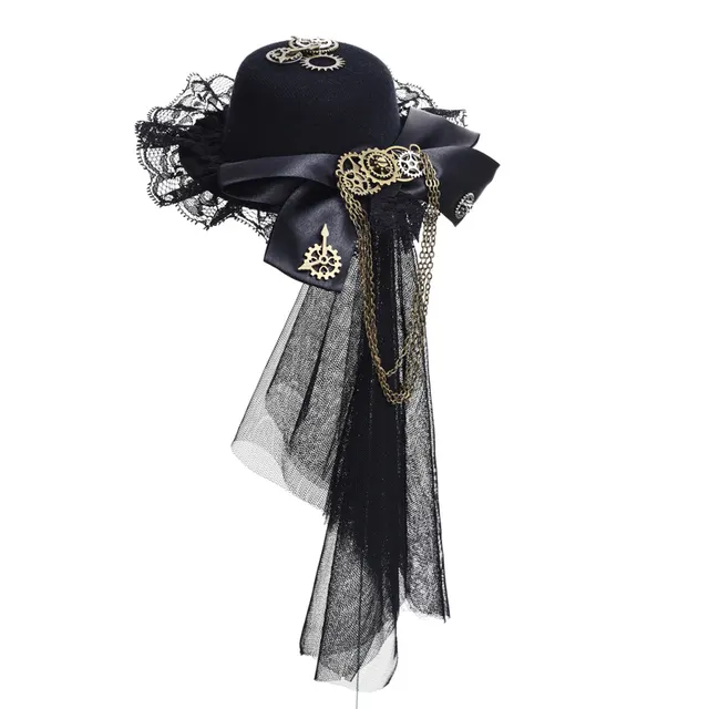 Steampunk Gear Top Hat Black - Shop at LoveMi
