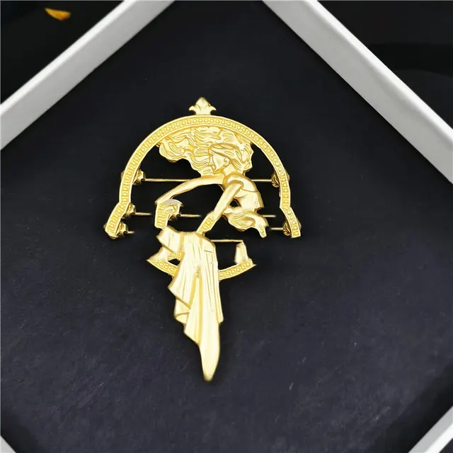 Angel Girl Brooch Baroque Corsage Suit Shirt Pin Accessories - Shop at LoveMi