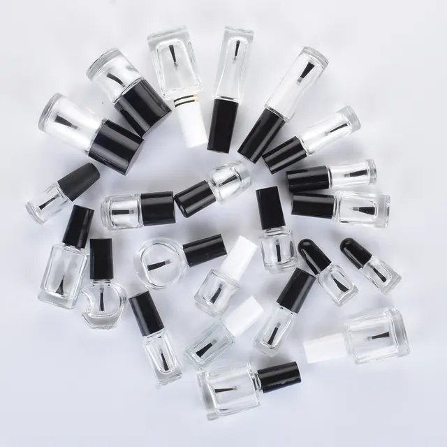 Empty Nail Bottle Glass Nail Polish Bottle 5Ml - Shop at LoveMi