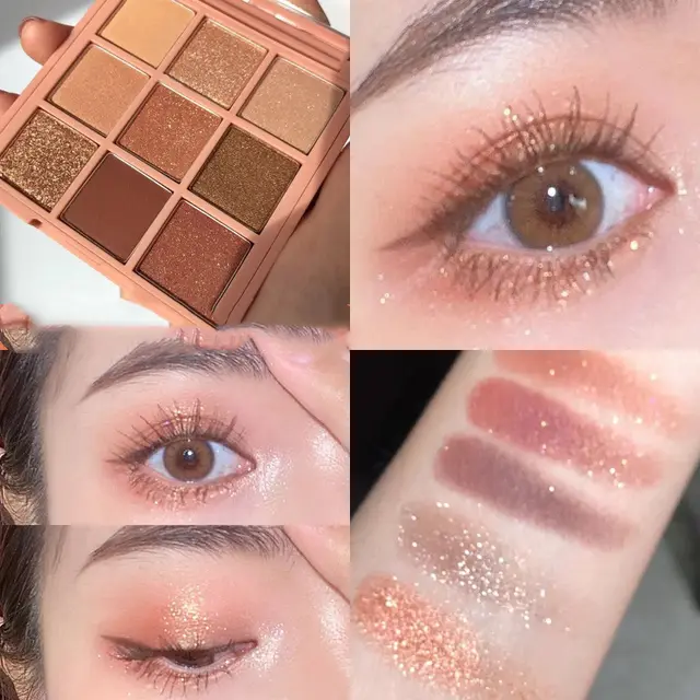 Student Glitter Pearlescent Waterproof Super Glitter Cowherd Eyeshadow A3A - Shop at LoveMi