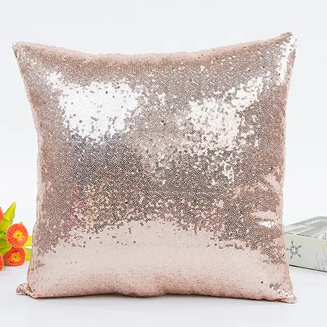 Sequin Pillowcase 40X40 Sales Large Quantity And Excellent Price Rose Gold - Shop at LoveMi
