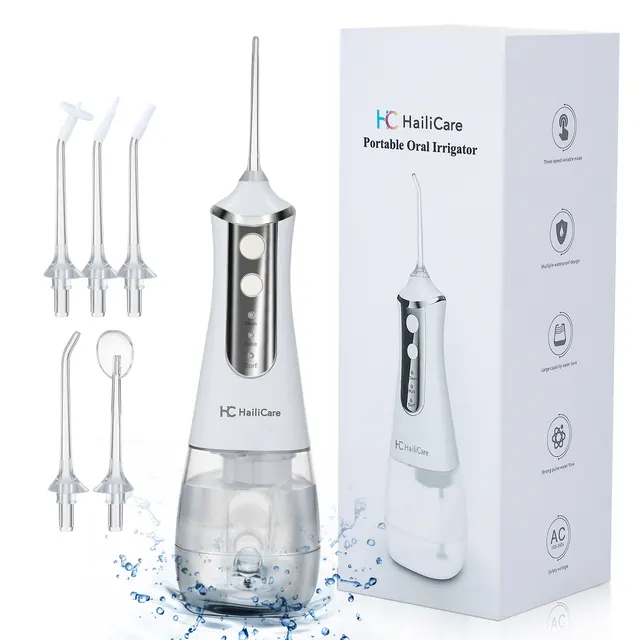 Water Flossing Dental Cleaning Machine Portable Electric Household Oral Cleaning White - Shop at LoveMi