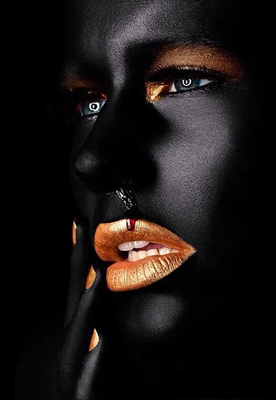 Black Gold Women's High definition Print Canvas Oil Painting 12 - Shop at LoveMi