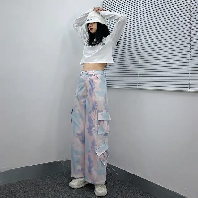 Street Fried Tie Dye Straight Leg Overalls - Shop at LoveMi