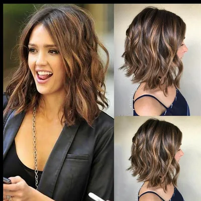 ''S New New Wig Women''S Black Brown Mixed Color Medium Length Curly Hair European American Wig Rose Net Wig Set - Shop at LoveMi