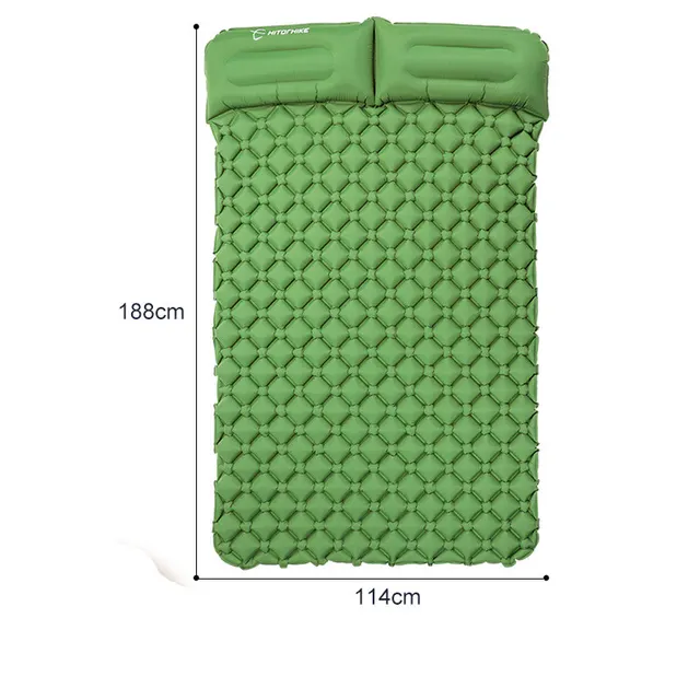 Portable Camping Double Lunch Break Thickened Moisture Proof Pad Green - Shop at LoveMi