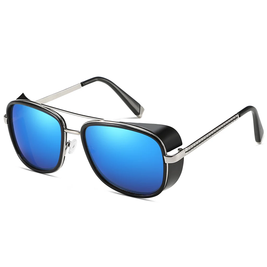 Tidal Retro Sunglasses For Men And Women - Blue