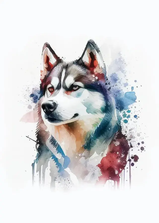 Watercolor Horse Canvas Poster, Mural Artwork, Nordic Minimalist Painting, Living Room Mural, Home Decoration Image - Shop at LoveMi