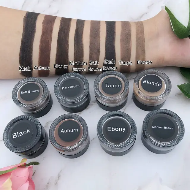 Spot Foreign Trade Makeup Explosion 8 Colors Eyebrow Cream Waterproof And Sweat Proof Multifunctional Spot Eyebrow Glue No Logo Eyebrow Dye 4Style - Shop at LoveMi