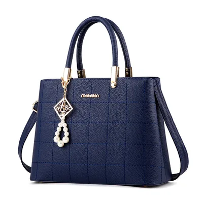 European And American Hair Ball Handbags Simple Women'S Bags Diagonal Bags Fashion Women'S Bags Blue - Shop at LoveMi