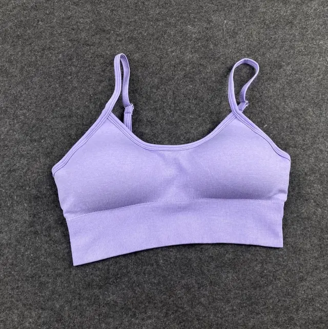 Seamless Yoga Sports Suit Female Summer Purple - Shop at LoveMi