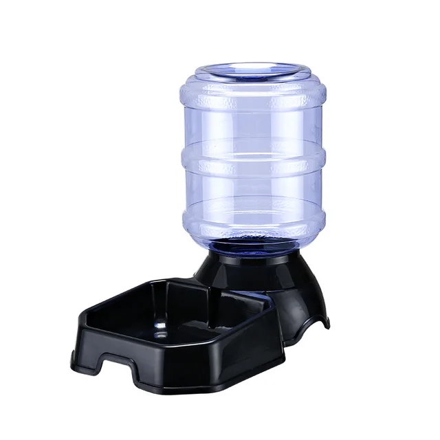 Zhejiang Pet Aspet Plastic Pet Automatic Water Feeding Dispenser Water Dispenser Cat And Dog Pet Bowl 3.8L Square Water Feeder Black - Shop at LoveMi
