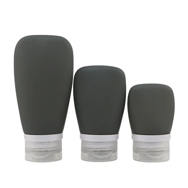New Silicone Cosmetic Lotion Storage Bottle Black - Shop at LoveMi
