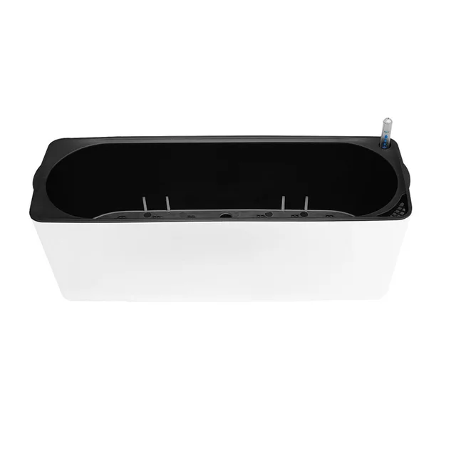 Flower Pot Balcony Garden Vegetable Flower Pot Container Green Radish Flower Pot White - Shop at LoveMi