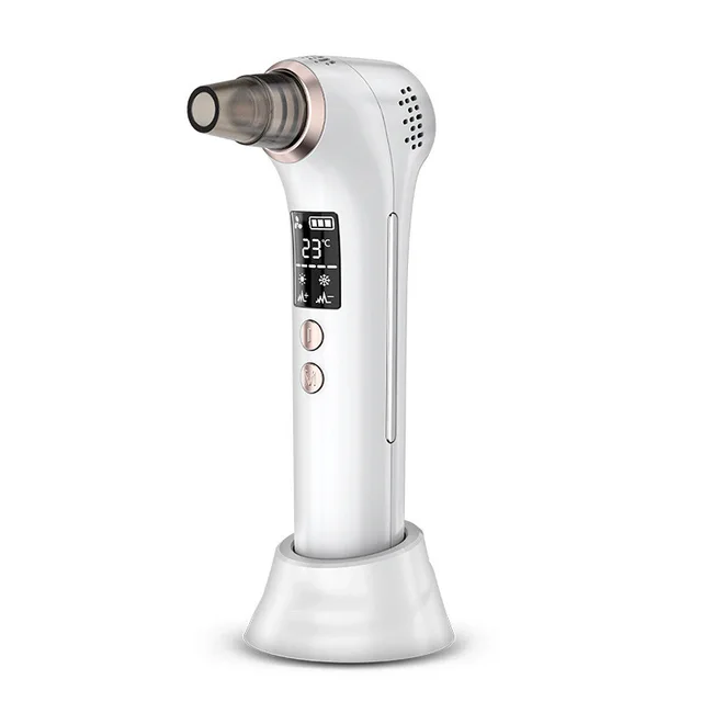 Ice Hot BlackheadAcne Artifact Facial Cleansing Instrument To Blackheads Facial Cleansing Instrument Electric White - Shop at LoveMi
