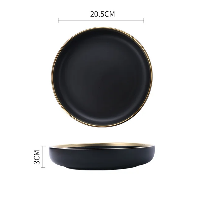 Big Soup Bowl Rice Bowl About Household Ceramic Plate 14Style - Shop at LoveMi