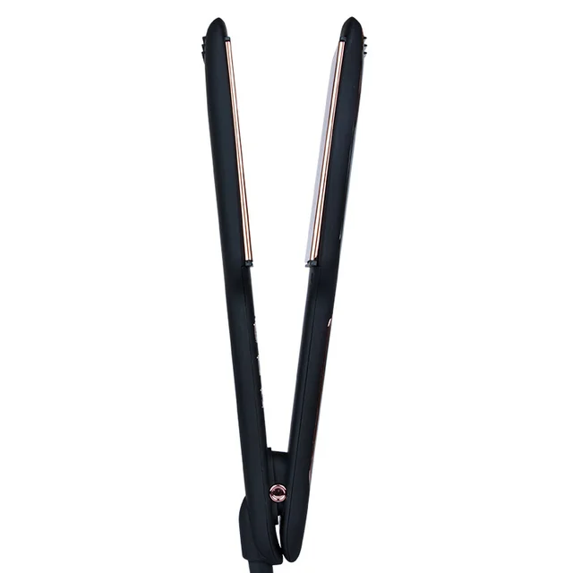Cross Border Exclusively For Lcd Display Infrared Hair Care Straightener Black Wide Plate Hair Straightener Black - Shop at LoveMi
