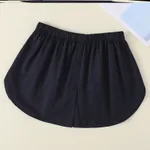 Two Fake White Skirts Inside The Curtain - 4Style