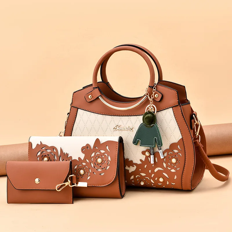 Trendy Fashion Hollow Female Bag Khaki - Shop at LoveMi