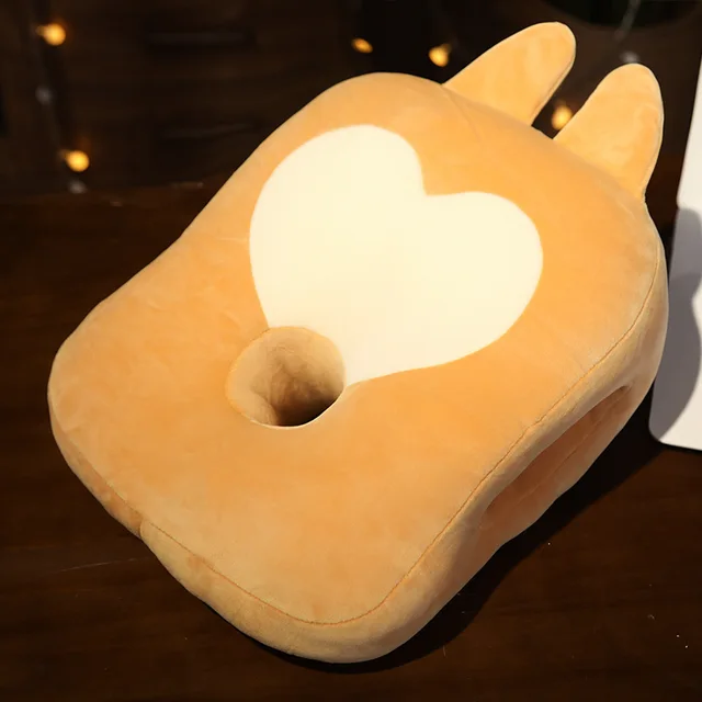 Cartoon Down Cotton Double Sided Ice Silk Nap Pillow Corgi - Shop at LoveMi