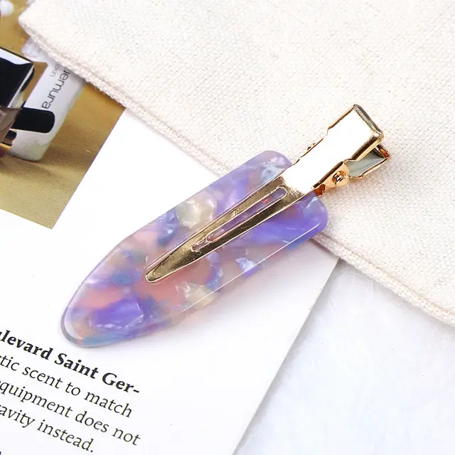 Hairdressing And Makeup Seamless Clip Acetate Bangs Clip 2 Style - Shop at LoveMi