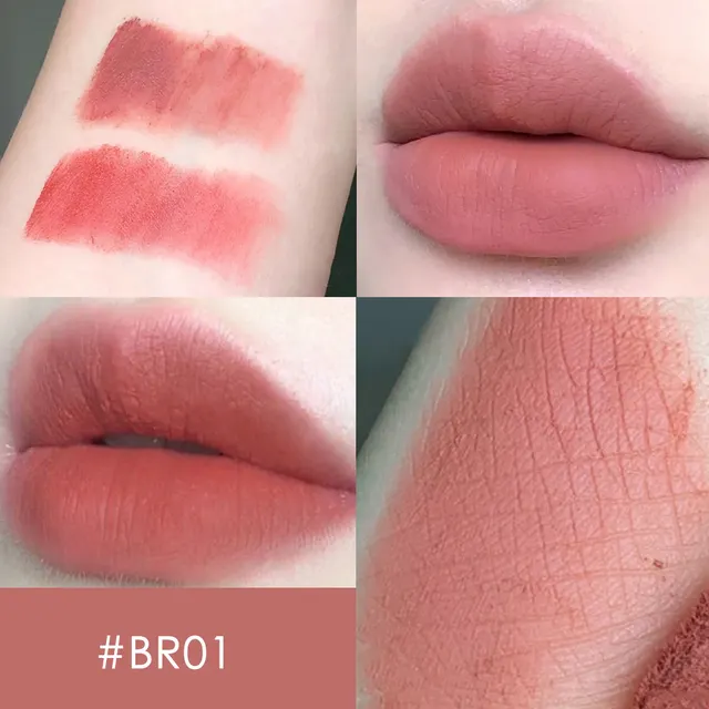 Daimunpu Chestnut Lipstick Lip Glaze Net Red Velvet Matte Six Color Lipstick Lovely Student - Shop at LoveMi