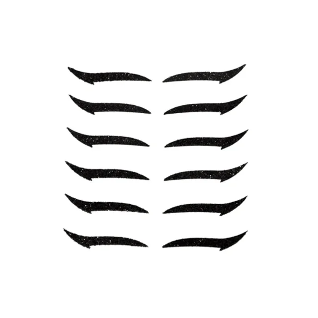 Trendy Big Eye Makeup Natural Sticker Lazy Sticker Black - Shop at LoveMi