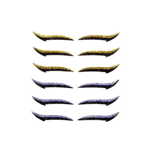 Trendy Big Eye Makeup Natural Sticker Lazy Sticker Yellow Purple - Shop at LoveMi
