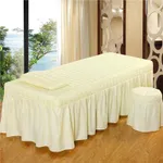 Beige Single Bed Skirt