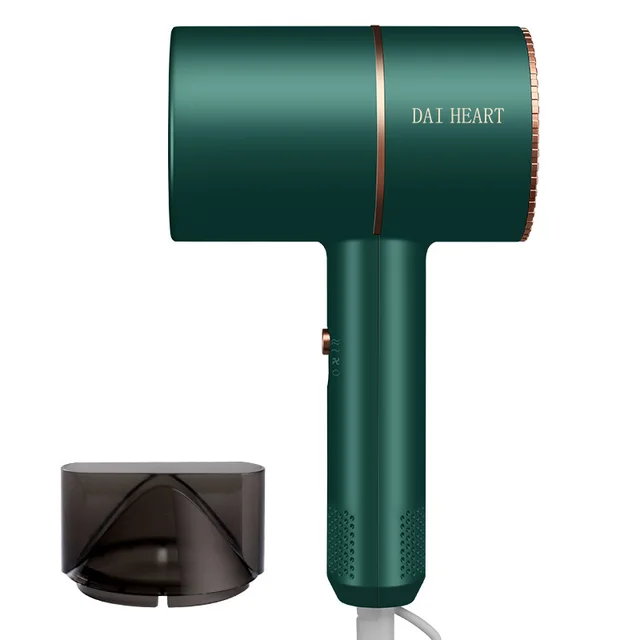 Anion Folding Hair Dryer With Three Levels Of Hot And Cold Air Green - Shop at LoveMi