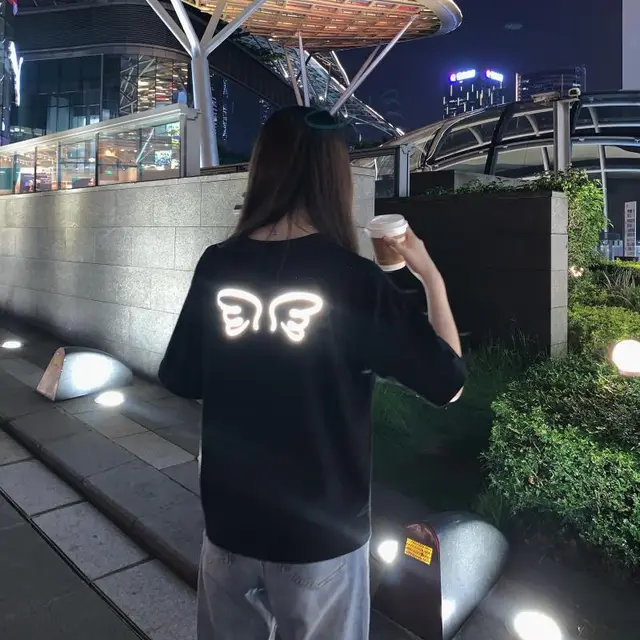 Summer Harajuku Style,Foreign Style, All match Port Style, Lazy Chic Top Tide Black - Shop at LoveMi