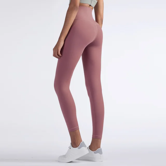 New Nude High Waist Tight Fitting National Yoga Pants Titanium - Shop at LoveMi