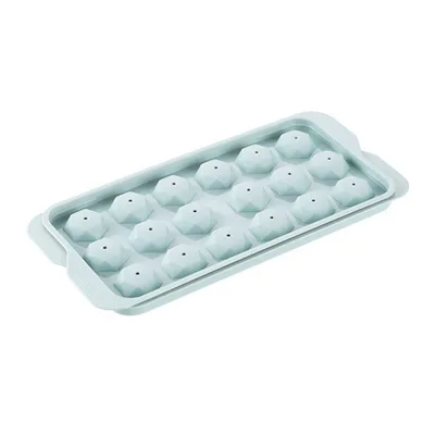 Round Ice Tray, Plastic Ice Cube Mold, Ice Spherical Ice Cube Box, Large Capacity Diamond Blue - Shop at LoveMi
