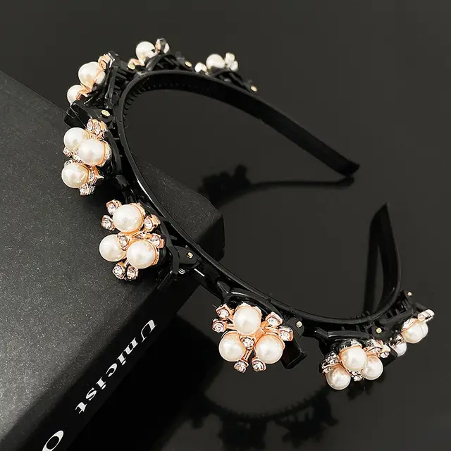 Lazy Braided Hair Clip Press Hair Wash Face Headband - Shop at LoveMi