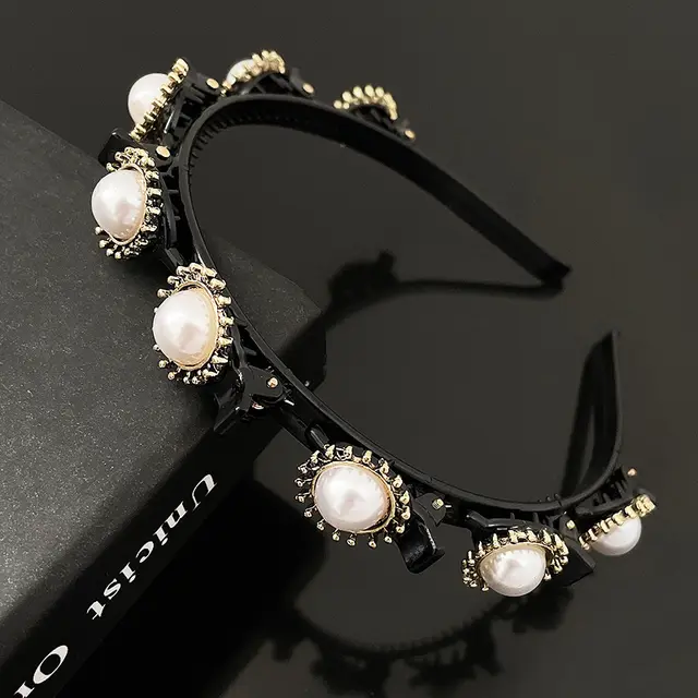 Lazy Braided Hair Clip Press Hair Wash Face Headband - Shop at LoveMi