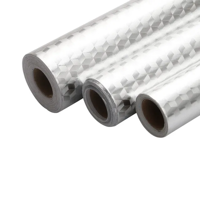 Self adhesive Kitchen Waterproof, Oil proof And High temperature Aluminum Foil Orange Peel - Shop at LoveMi