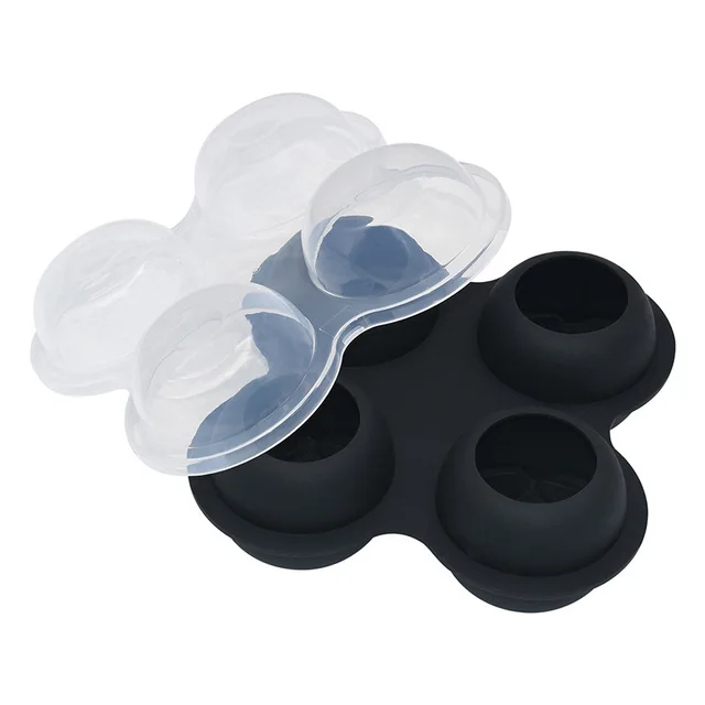 3D Large Rose Flower Food Grade Silicone Ice Molds Whisky Hockey Model Chocolate Jelly Candle Resin Clay Bar Ice Mould Black - Shop at LoveMi