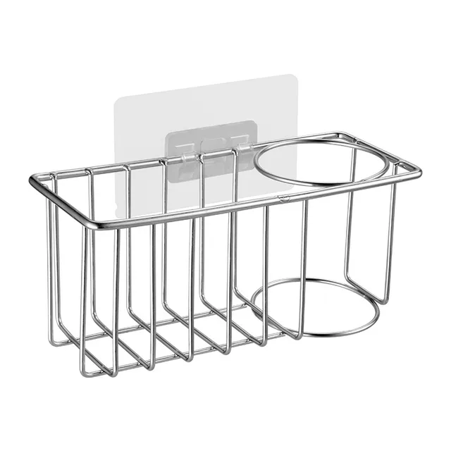 Stainless Steel Sink Hanging Basket Storage Drain Rack Kitchen Rack Sink Sink Hanging Basket Storage Rack Non Magnetic White - Shop at LoveMi