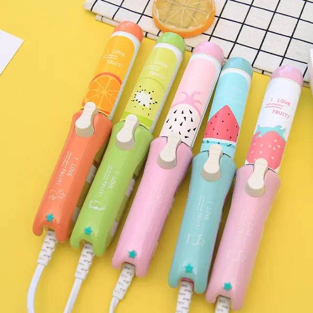 Fruit Mini Curling Straight Dual Purpose Electric Splint For Ladies Portable Curling Iron - Shop at LoveMi