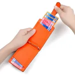 Short Multi-Card Wallet Fashion Custom Wallet - Orange - View 1