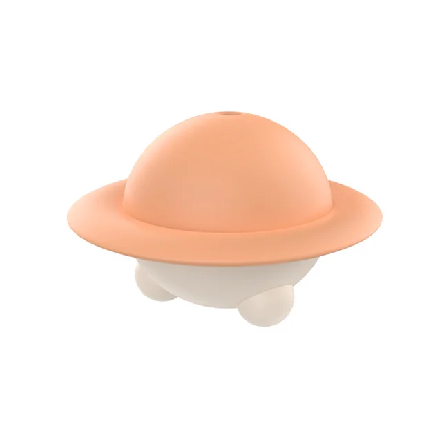 Cavity Ice Cube Maker Form For Ice Silicone Ice Mold Single Round Ice Cube Tray Summer Party Cocktail Whiskey Bar Kitchen Tool Light Orange - Shop at LoveMi